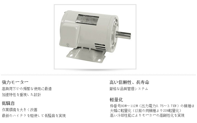防滴保護型電動機